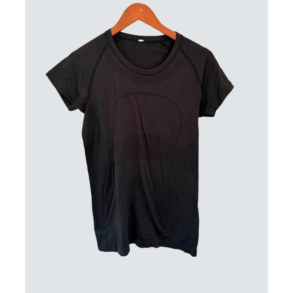 Lululemon Swiftly Tech Short-Sleeve Shirt 2.0 in Black Size 10 - Picture 6 of 9